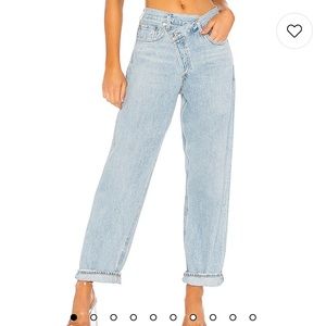 Agolde criss cross upsized jean size 26